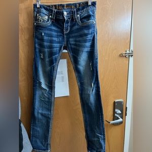 Rock Revival raven jeans size 28